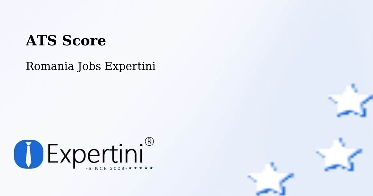 Resume ATS Score & Job Description Match Tool – Coţuşca - Romania Jobs Expertini