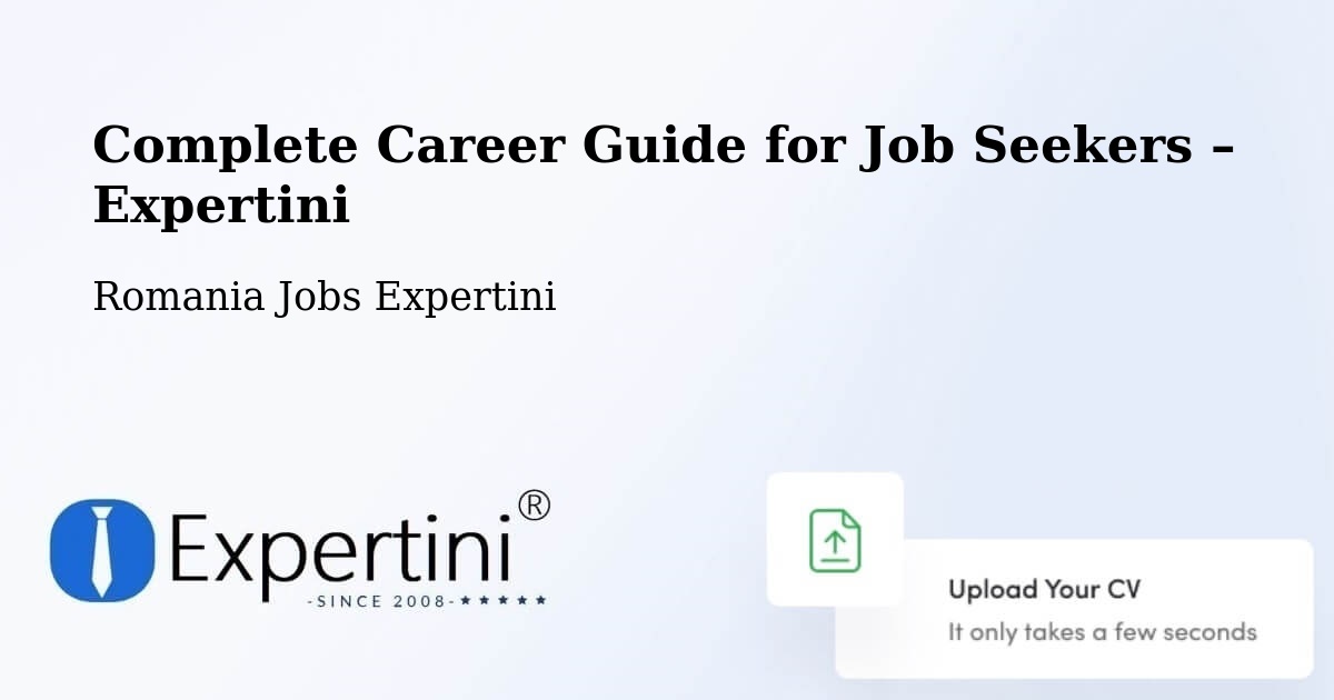 Career Guide for Job Seekers – Coţuşca - Coţuşca, Romania Jobs Expertini